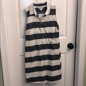 Striped Shift/T-shirt sleeveless dress